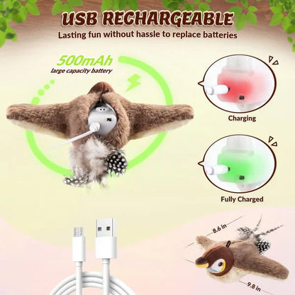 Electric bird toy